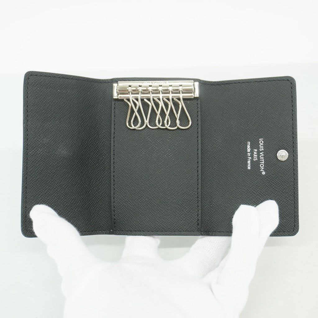 Louis Vuitton Key Case Monogram Eclipse Multicles 6 Black Key Holder — view 3