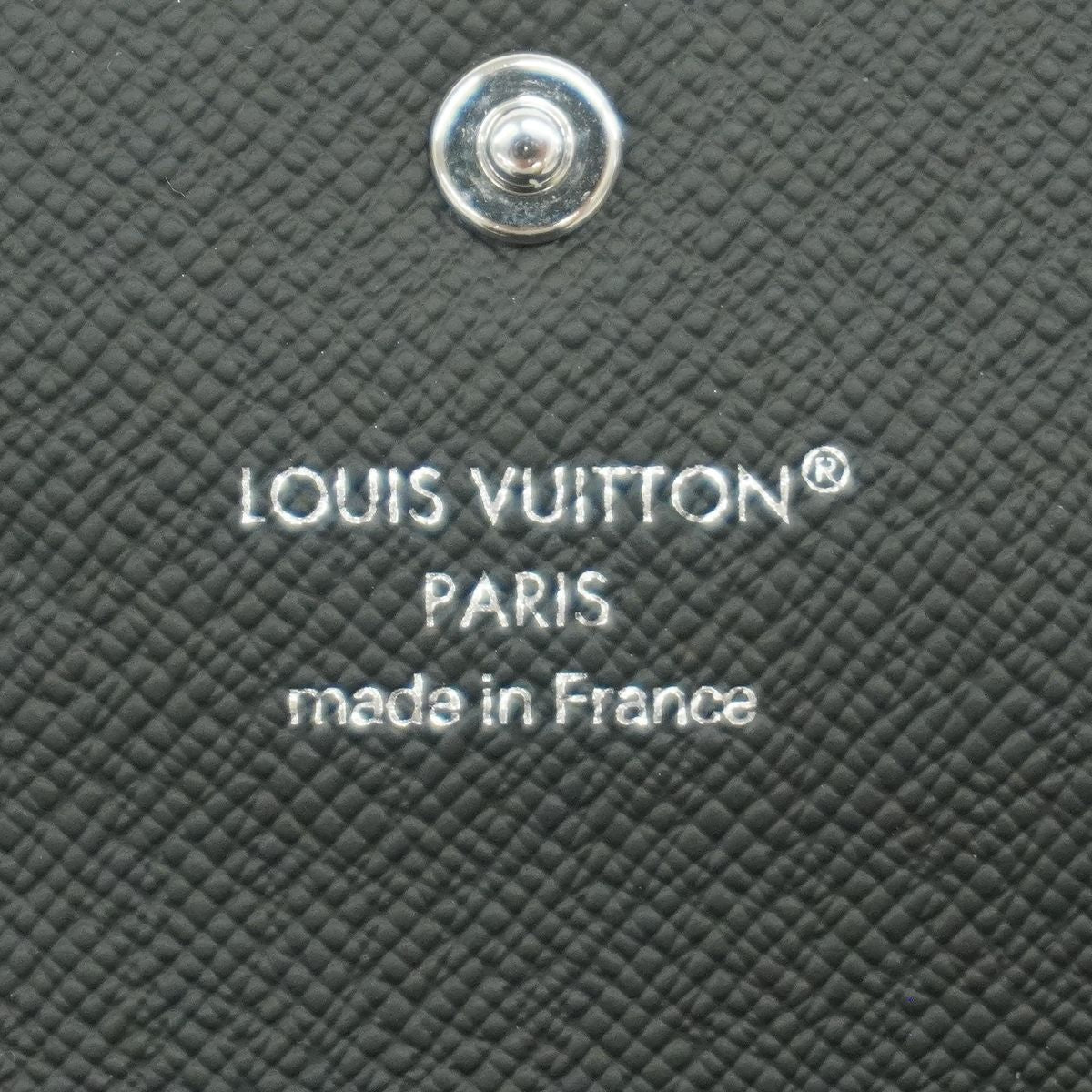 Louis Vuitton Key Case Monogram Eclipse Multicles 6 Black Key Holder — view 4