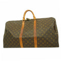 Louis Vuitton Boston Bag Monogram Keepall 55 Brown
