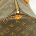 Louis Vuitton Boston Bag Monogram Keepall 55 Brown — view 5