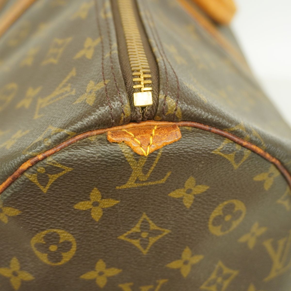 Louis Vuitton Boston Bag Monogram Keepall 55 Brown — view 5