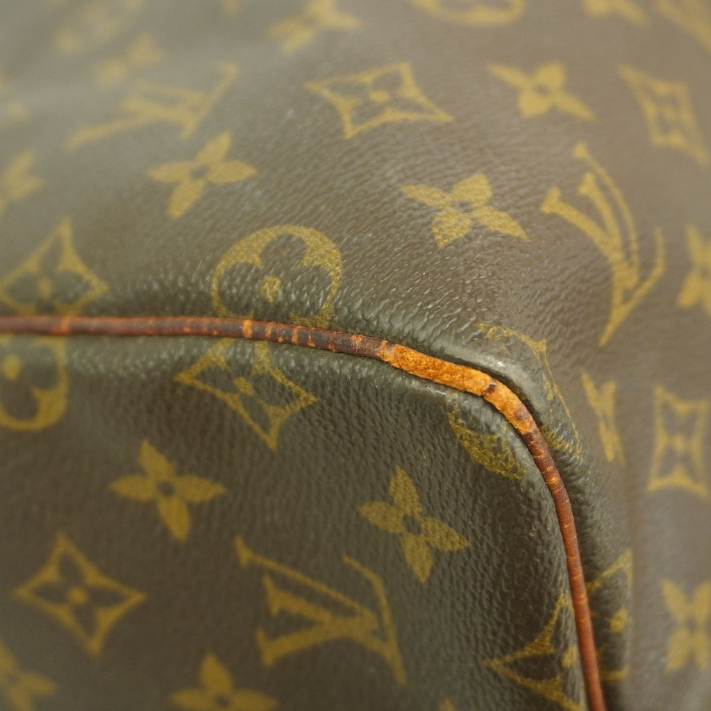 Louis Vuitton Boston Bag Monogram Keepall 55 Brown — view 7