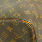 Louis Vuitton Boston Bag Monogram Keepall 55 Brown — view 7