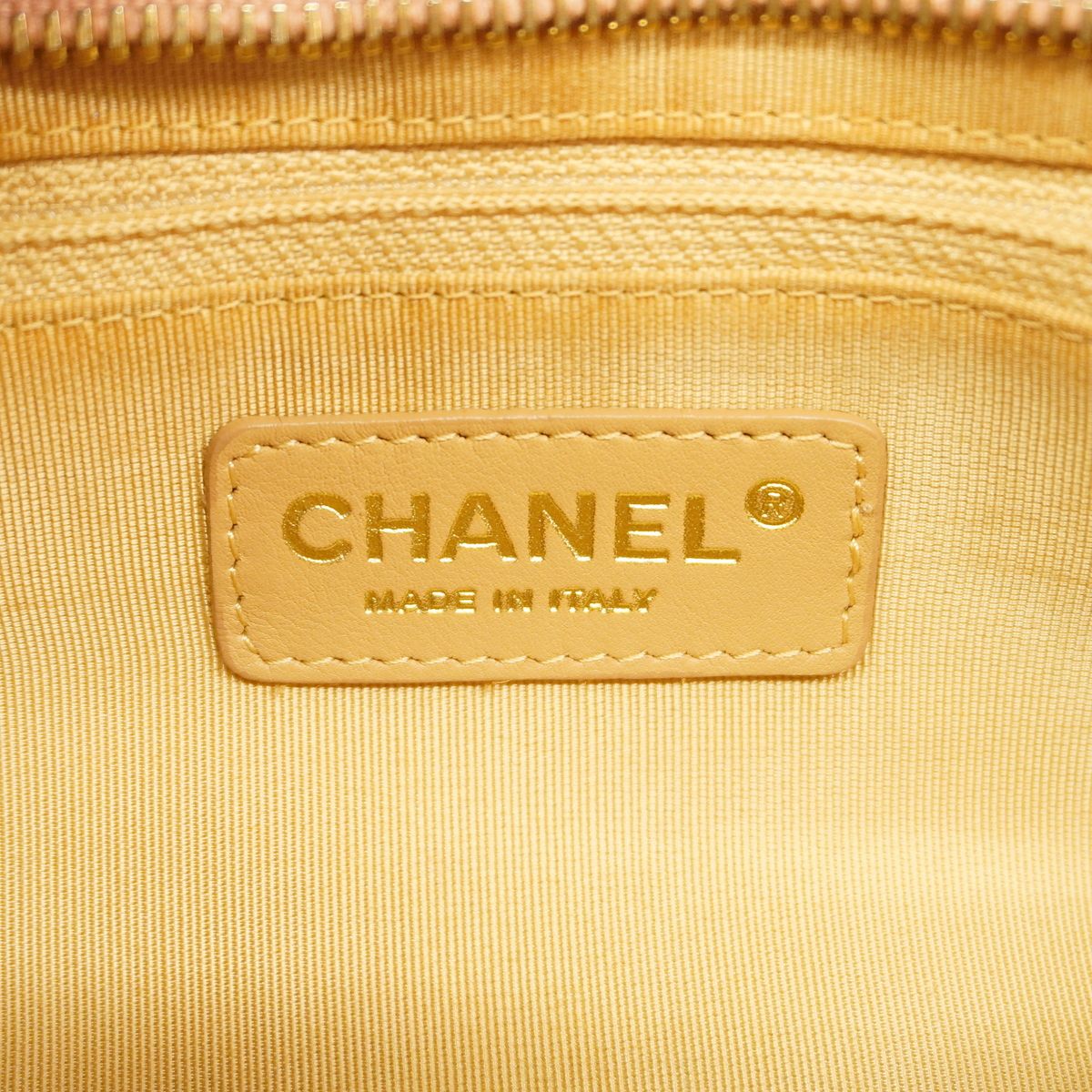 Chanel Handbag Quilted Caviar Leather Pink Gold — view 5