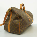 Louis Vuitton Boston Bag Monogram Keepall Bandouliere 60 Brown — view 2