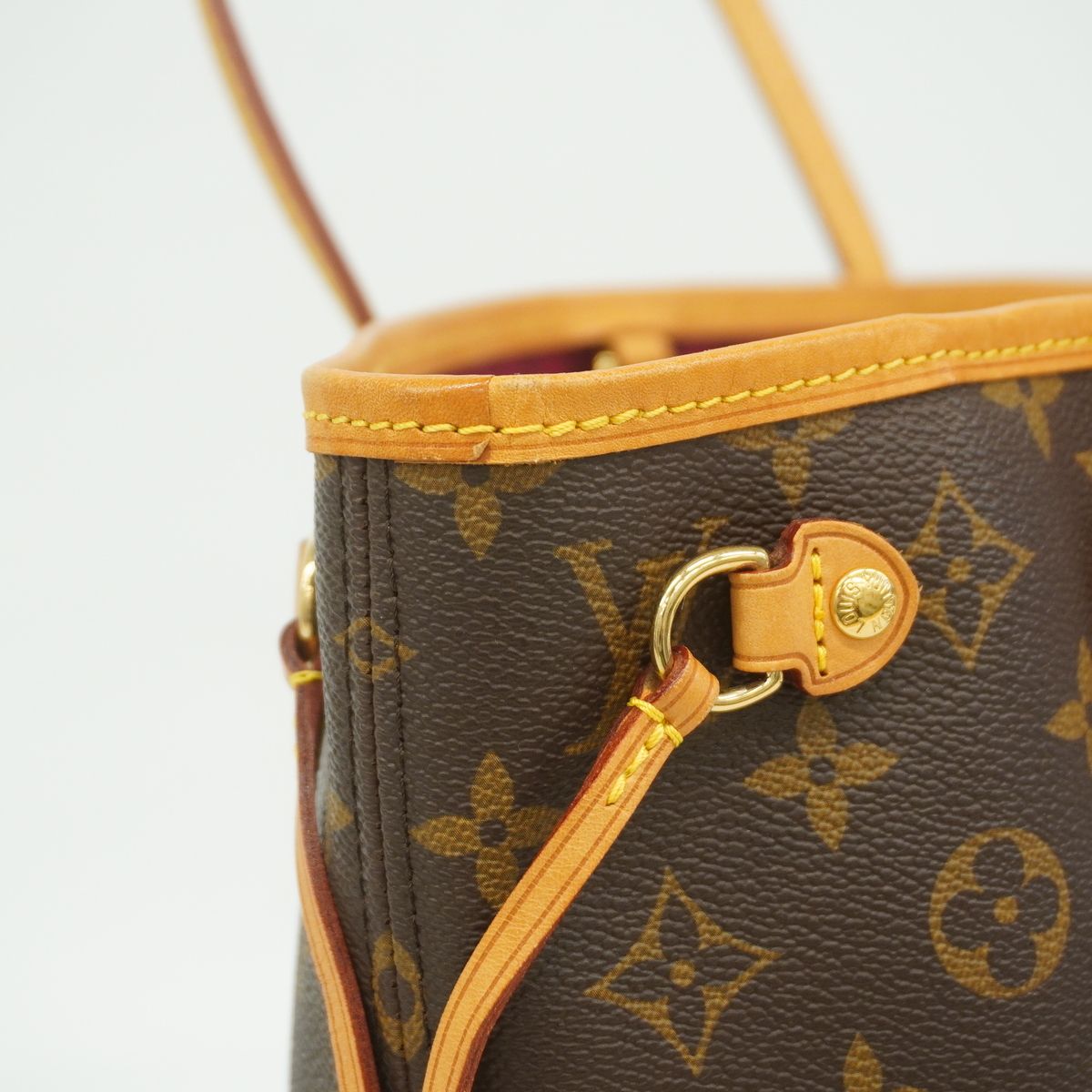 Louis Vuitton Tote Bag Monogram Neverfull PM Fuchsia — view 7