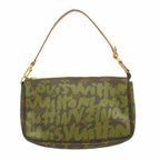 Louis Vuitton Pouch Monogram Graffiti Pochette Accessoires Khaki