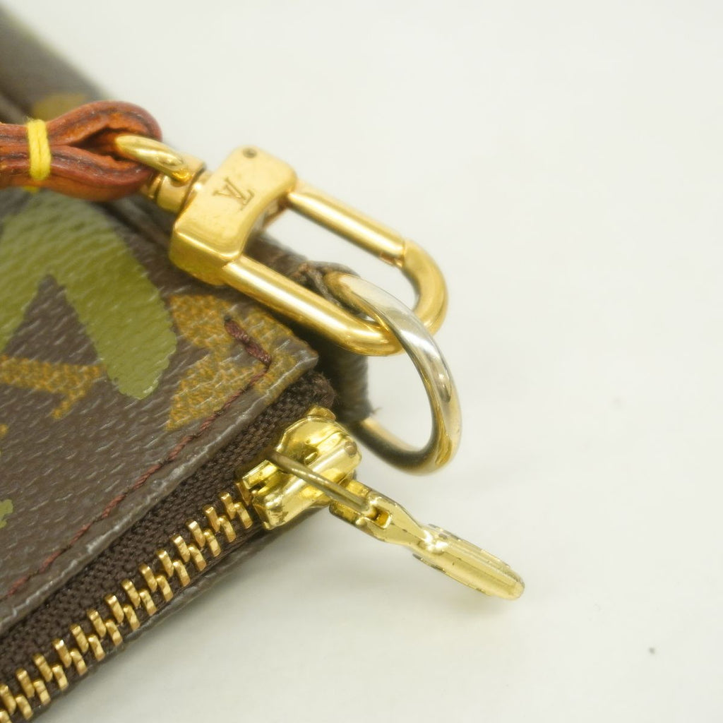 Louis Vuitton Pouch Monogram Graffiti Pochette Accessoires Khaki — view 8