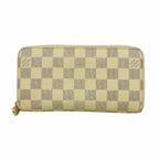 Louis Vuitton Wallet Damier Azur Zippy White