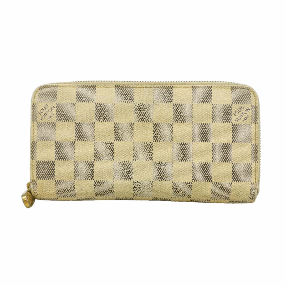 Louis Vuitton Wallet Damier Azur Zippy White