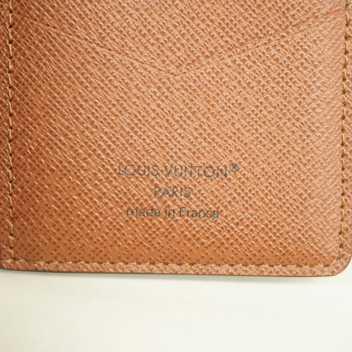 Louis Vuitton Card Case Monogram Pocket Organizer Brown — view 4