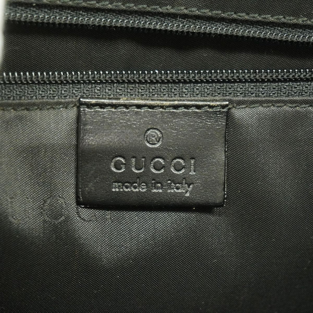 Gucci Shoulder Bag GG Canvas Jackie Black Silver — view 5