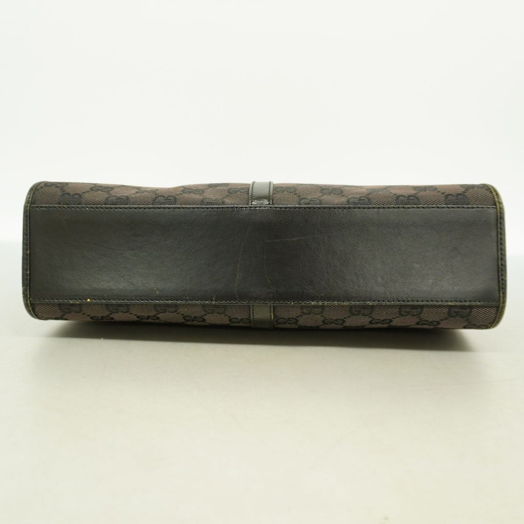 Gucci Shoulder Bag GG Canvas Jackie Black Silver — view 3
