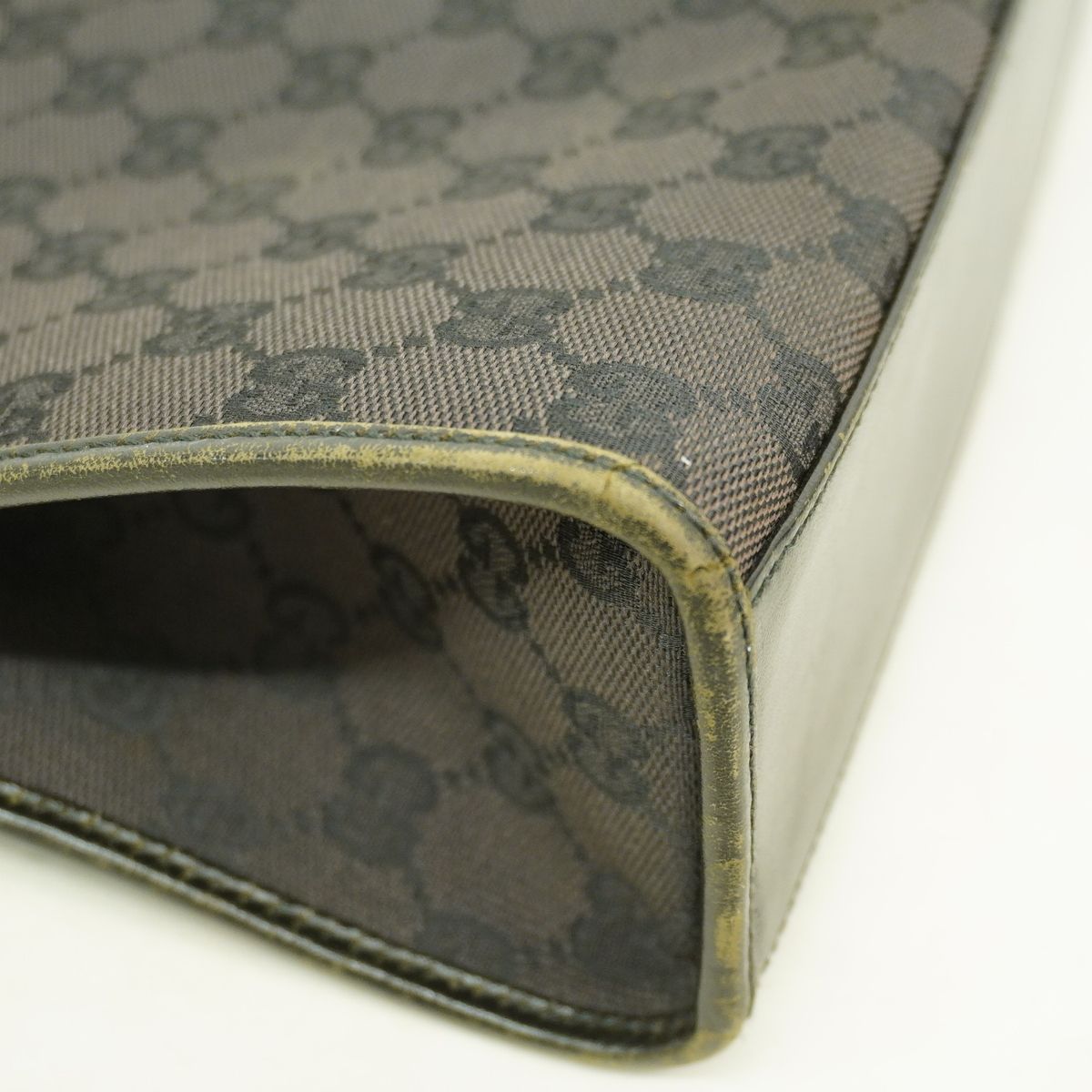 Gucci Shoulder Bag GG Canvas Jackie Black Silver — view 6