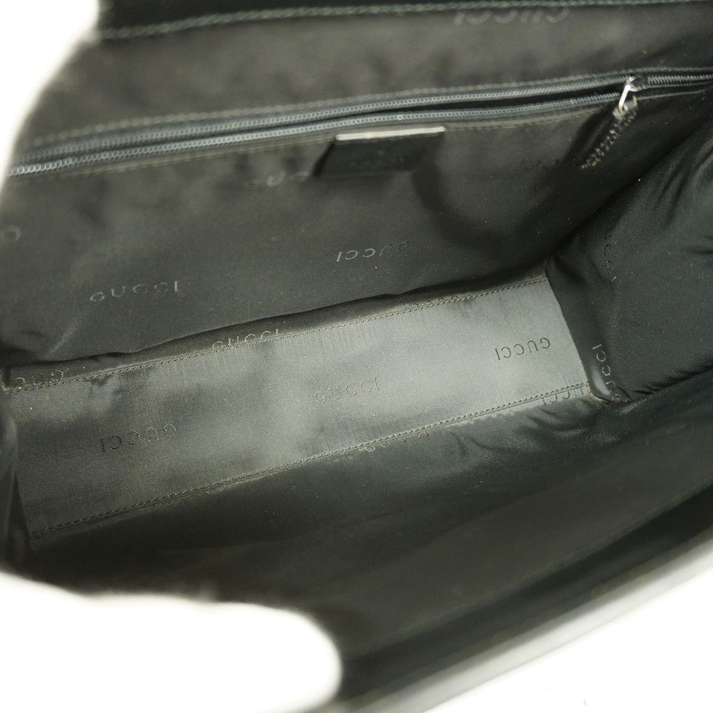 Gucci Shoulder Bag GG Canvas Jackie Black Silver — view 4