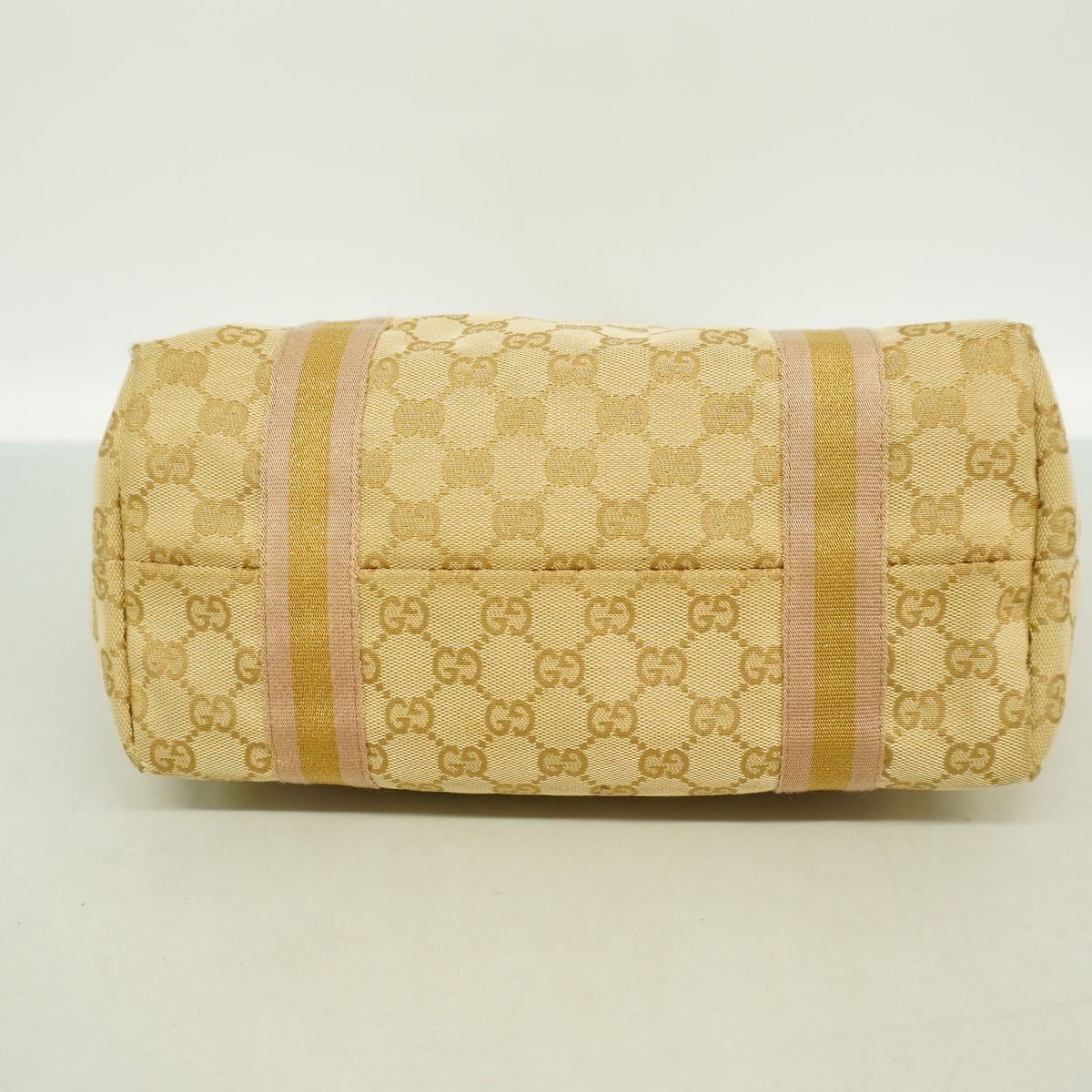 Gucci Tote Bag GG Canvas Beige Gold — view 3