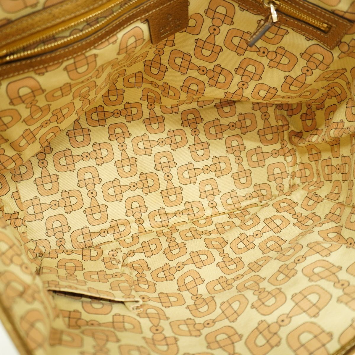 Gucci Tote Bag GG Canvas Beige Gold — view 4