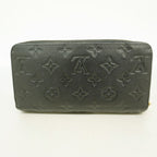 Louis Vuitton Wallet Monogram Empreinte Zippy Noir — view 8