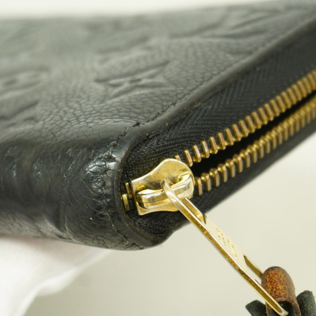 Louis Vuitton Wallet Monogram Empreinte Zippy Noir — view 7