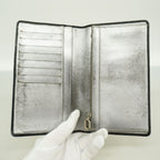 Chanel Wallet Mademoiselle Lambskin Black Silver — view 3