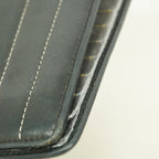 Chanel Wallet Mademoiselle Lambskin Black Silver — view 6