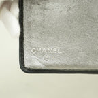 Chanel Wallet Mademoiselle Lambskin Black Silver — view 4