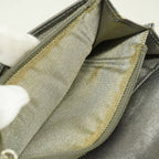 Chanel Wallet Mademoiselle Lambskin Black Silver — view 7