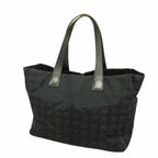 Chanel Tote Bag New Travel Nylon Black Gold