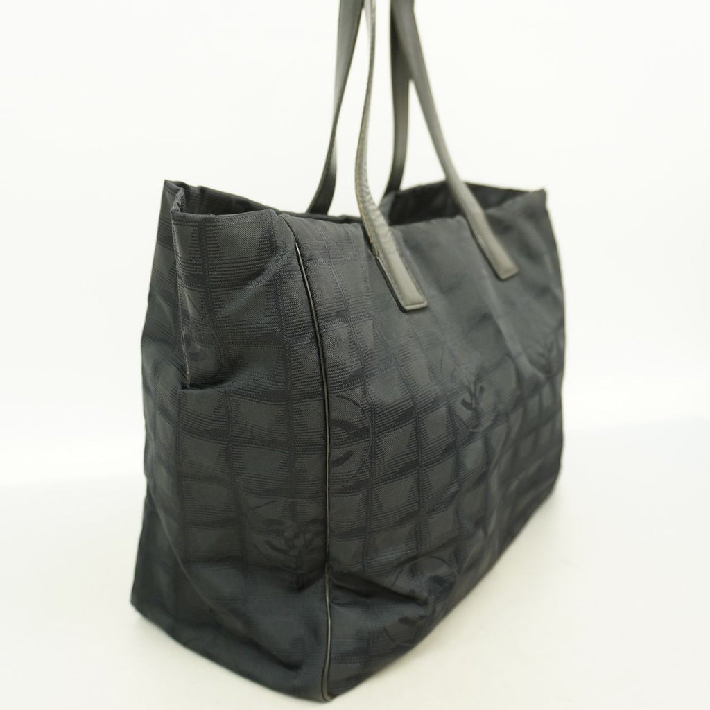 Chanel Tote Bag New Travel Nylon Black Gold — view 2