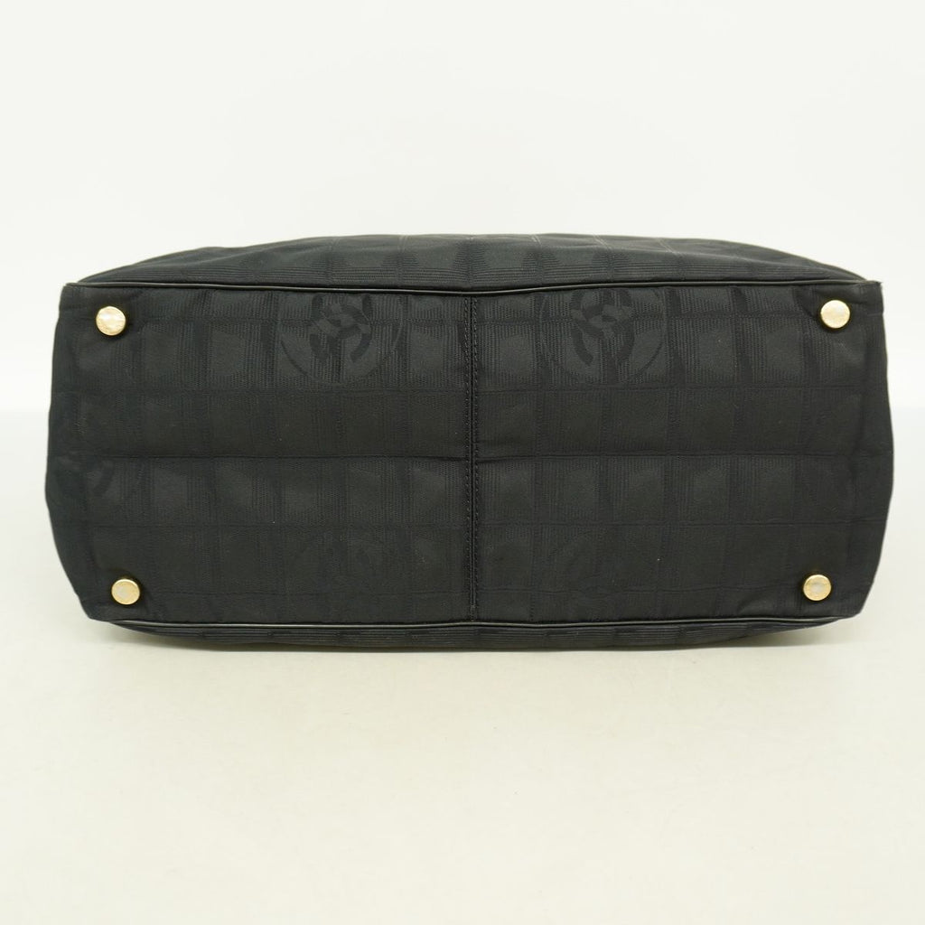Chanel Tote Bag New Travel Nylon Black Gold — view 3