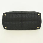 Chanel Tote Bag New Travel Nylon Black Gold — view 3