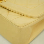 Chanel Shoulder Bag Diana Lambskin Beige Gold — view 7