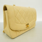 Chanel Shoulder Bag Diana Lambskin Beige Gold — view 2