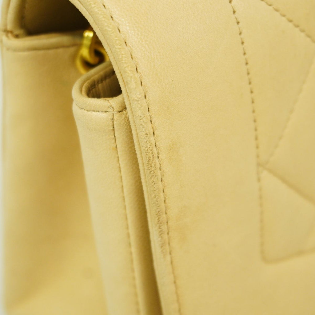 Chanel Shoulder Bag Diana Lambskin Beige Gold — view 6