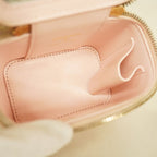 Chanel Vanity Bag Quilted Caviar Leather Pink Gold — view 4