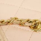 Chanel Vanity Bag Quilted Caviar Leather Pink Gold — view 7