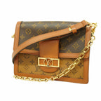 Louis Vuitton Handbag Monogram Reverse Dauphine MM Brown 2-Way Bag