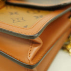 Louis Vuitton Handbag Monogram Reverse Dauphine MM Brown 2-Way Bag — view 7