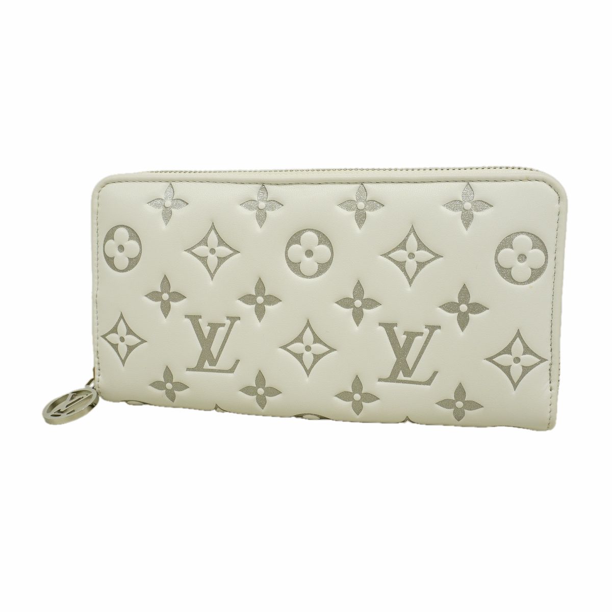 Louis Vuitton Wallet Coussin LV Ski Zippy White