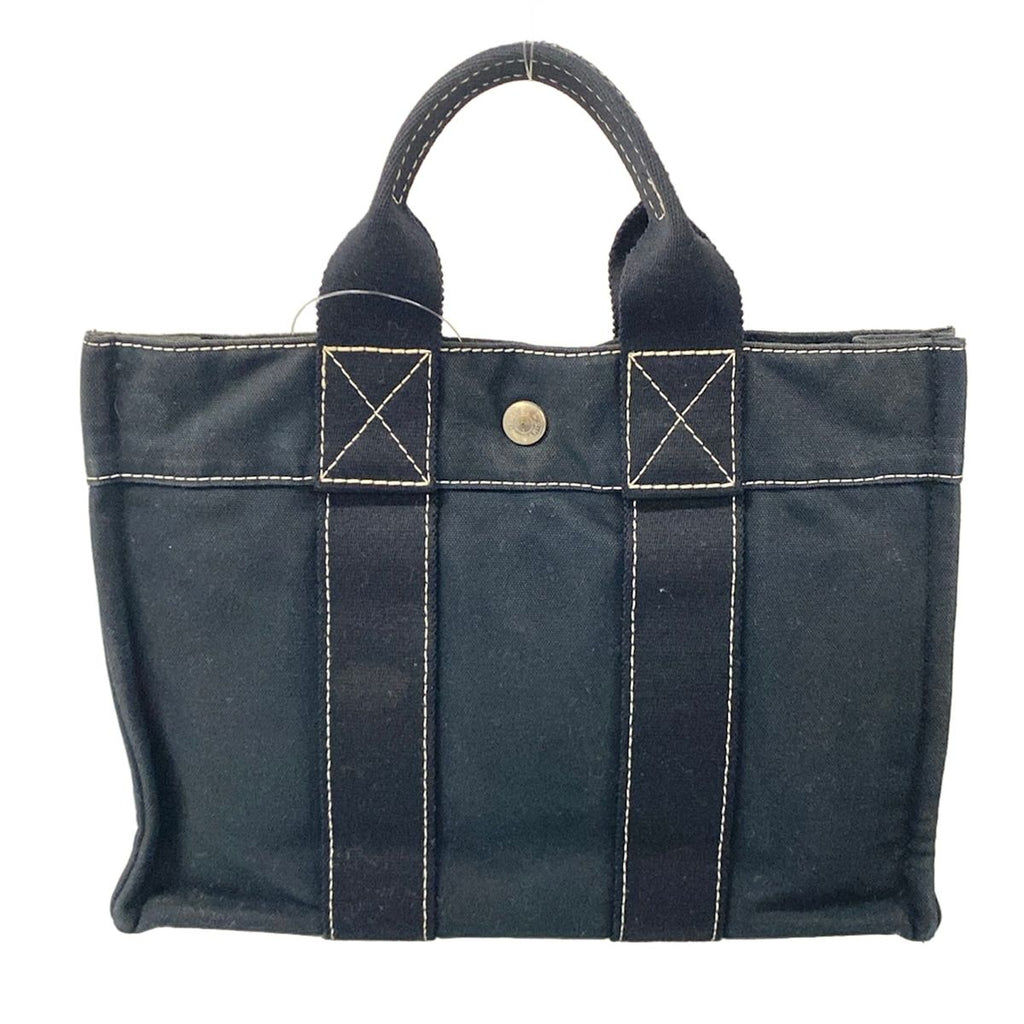 Hermes Tote Bag Sac Deauville PM Black — view 3