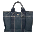 Hermes Tote Bag Sac Deauville PM Black — view 3