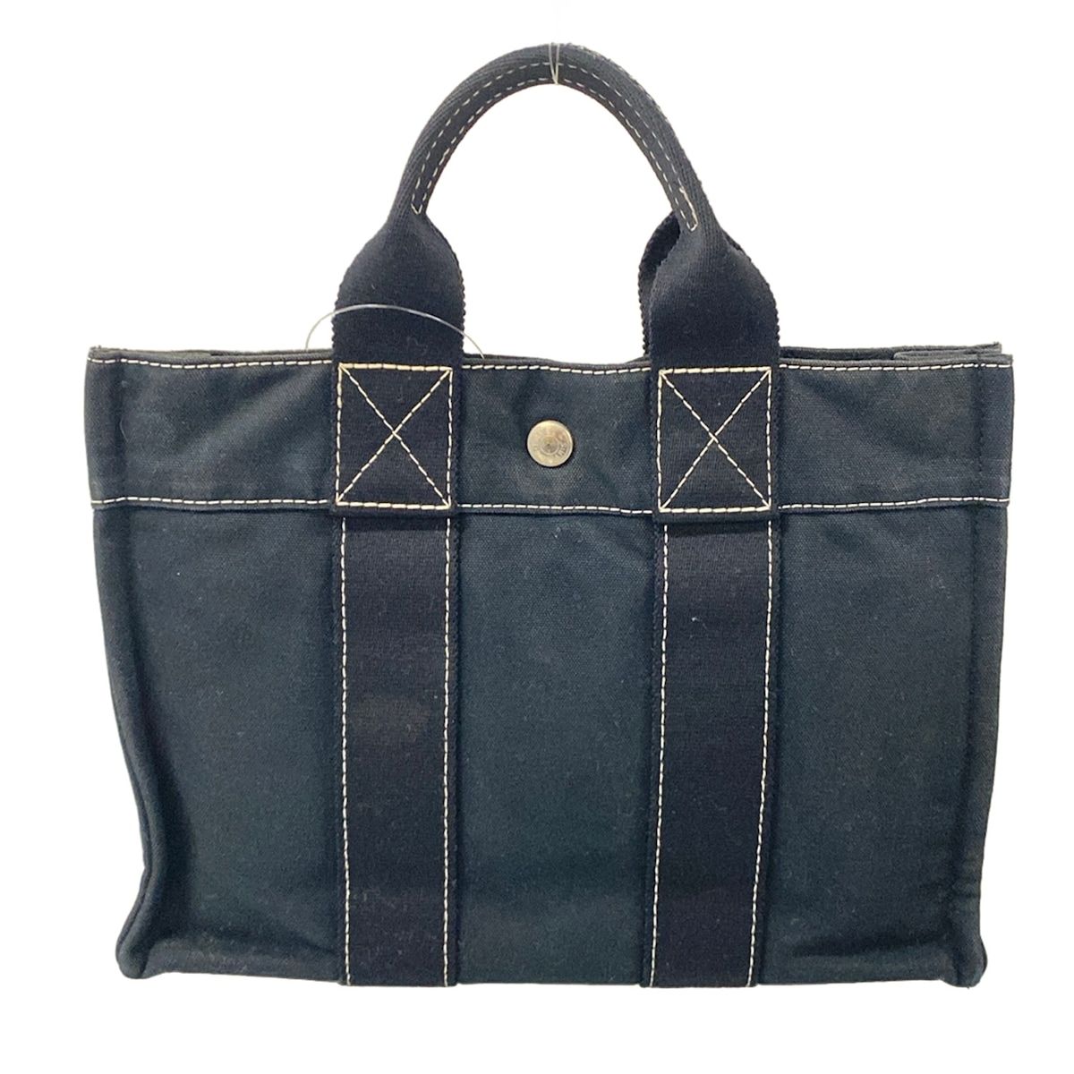 Hermes Tote Bag Sac Deauville PM Black — view 3