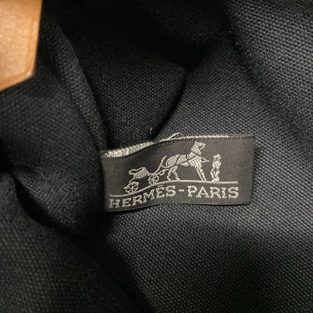 Hermes Tote Bag Sac Deauville PM Black — view 8