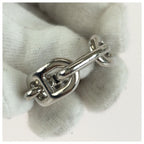 Hermes Chaine D'ancre Legato Silver Brass Scarf Ring — view 4