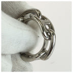 Hermes Chaine D'ancre Legato Silver Brass Scarf Ring — view 5