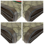 Gucci Sherry Line Ophidia GG Supreme Canvas Leather Chain Shoulder Bag Pochette — view 3