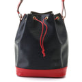 Louis Vuitton Noe Epi Bicolor Noir Castilian Red Shoulder Bag