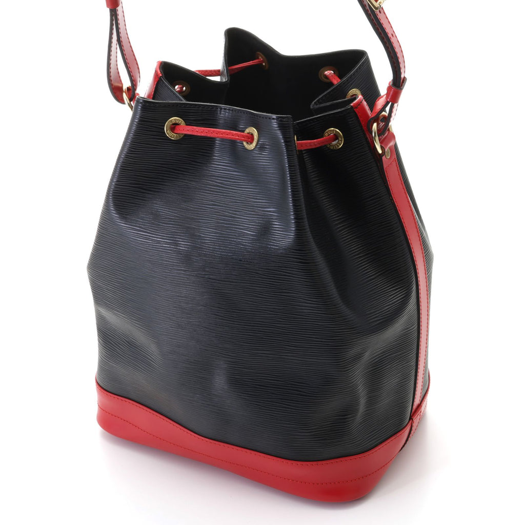 Louis Vuitton Noe Epi Bicolor Noir Castilian Red Shoulder Bag — view 2