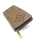 Louis Vuitton Zippy Wallet Monogram Giant Reverse Long Canvas Brown — view 2