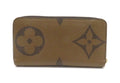 Louis Vuitton Zippy Wallet Monogram Giant Reverse Long Canvas Brown